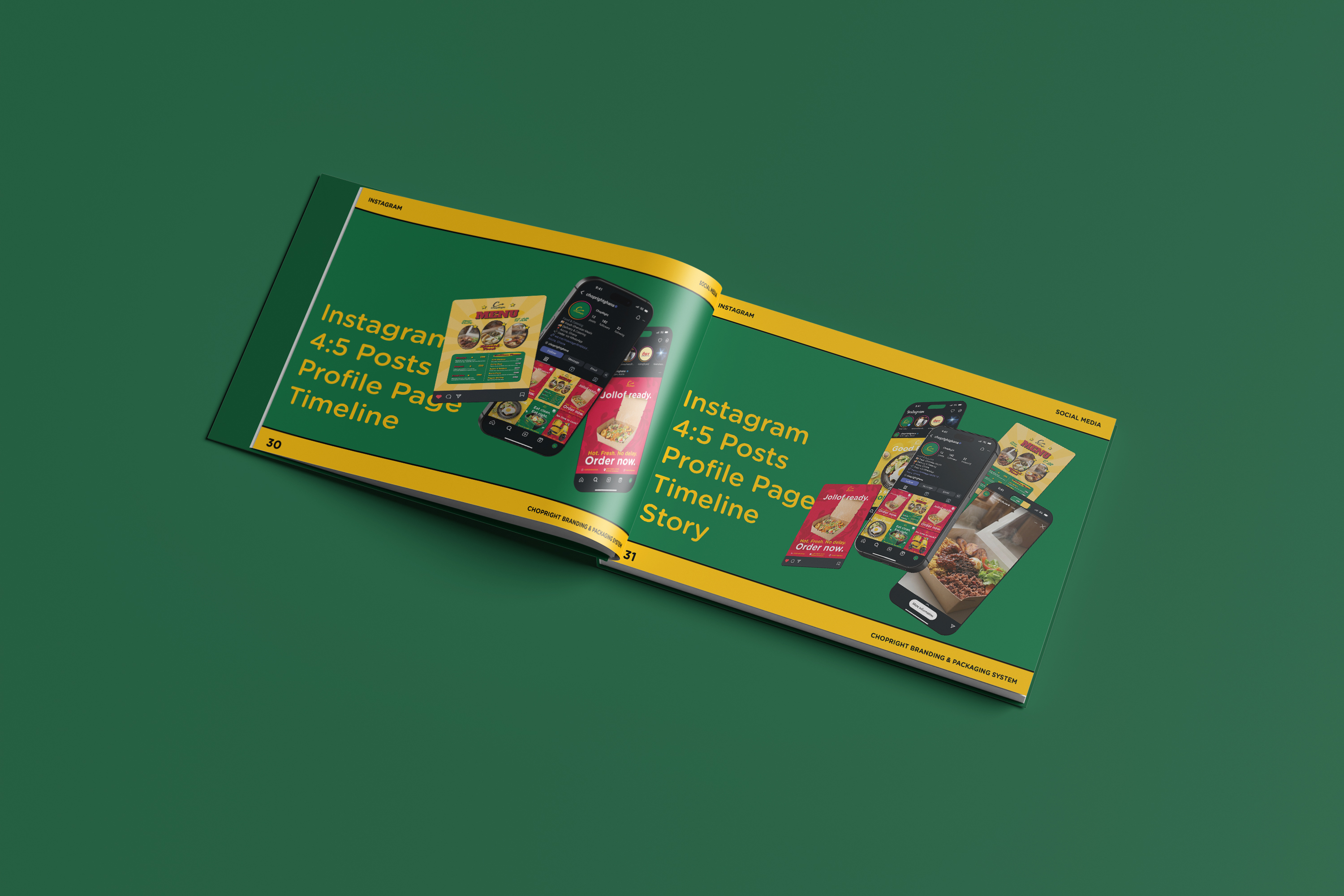 ChopRight — brand book spreads